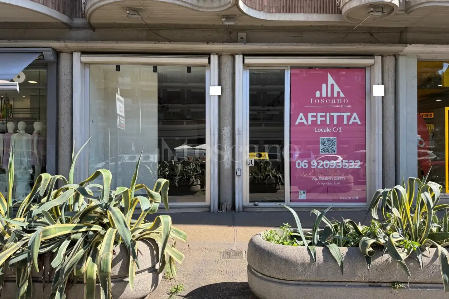 Negozio in affitto di 90 mq a €4.600 (rif. 31/2026)
