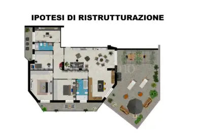 Casa in vendita, Via Jacopone da Todi, Roma