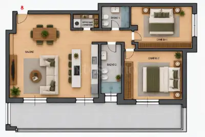 House for sale, Via Fiume delle Perle, Roma