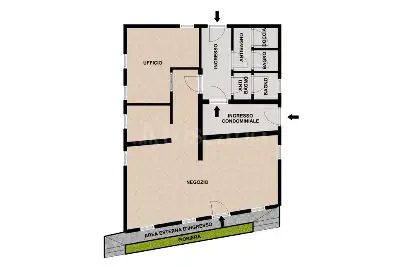 Negozio in vendita, Via Montello, Cantù