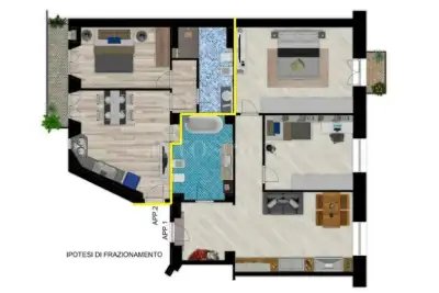 Casa in vendita, Via Massena, Torino