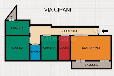 Casa in vendita, Via Gian Battista Cipani, Brescia