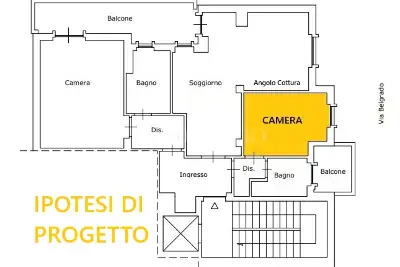 Casa in vendita, Via Belgrado, Cagliari