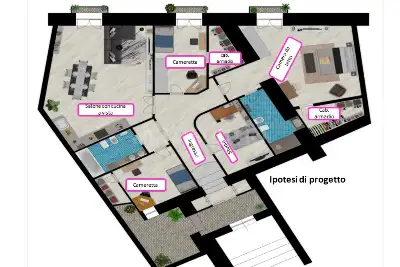 Casa in vendita, Via Maddaloni, Napoli