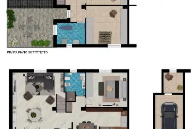 Villino a Schiera in vendita, Via Sebastiano Satta, Selargius