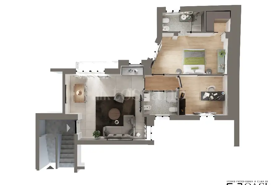 Attico in vendita di 245 mq a €840.000 (rif. 5/2024)