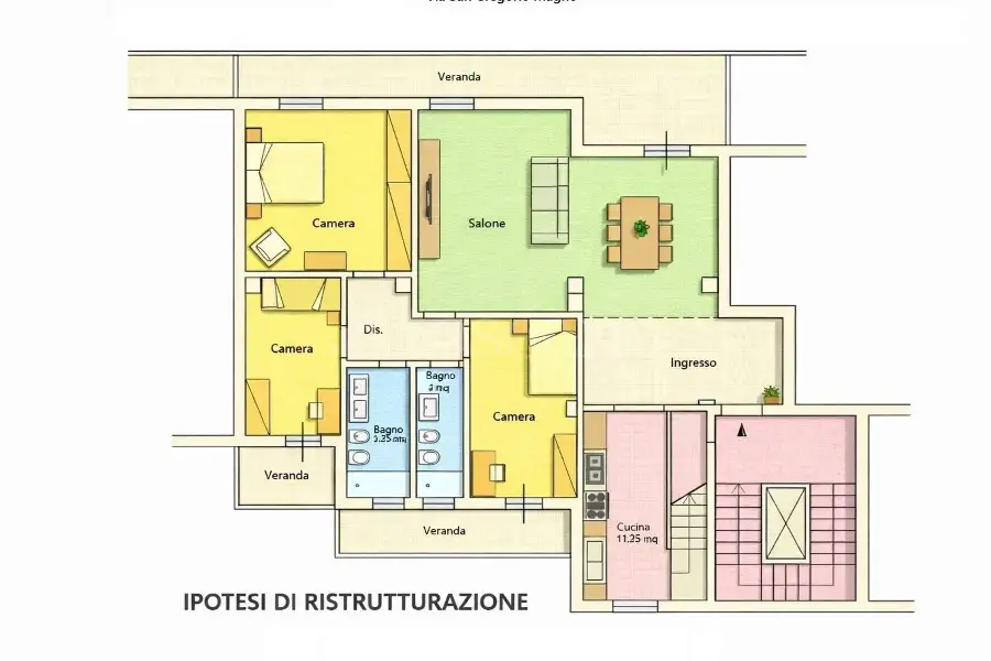 Attico in vendita di 165 mq a €699.000 (rif. 11/2026)