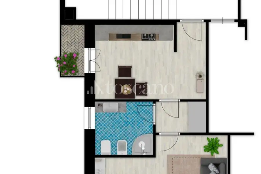 Casa in affitto di 50 mq a €900 (rif. 17/2026)