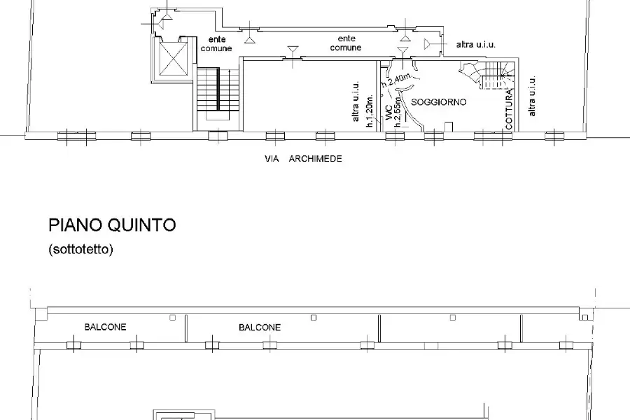 Attico in vendita di 80 mq a €1.100.000 (rif. 74/2026)