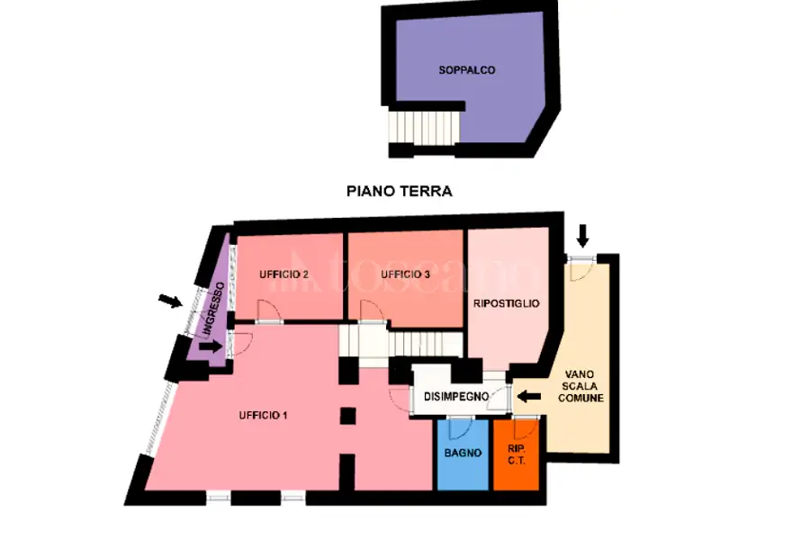 Ufficio in vendita di 95 mq a €95.000 (rif. 37/2026)