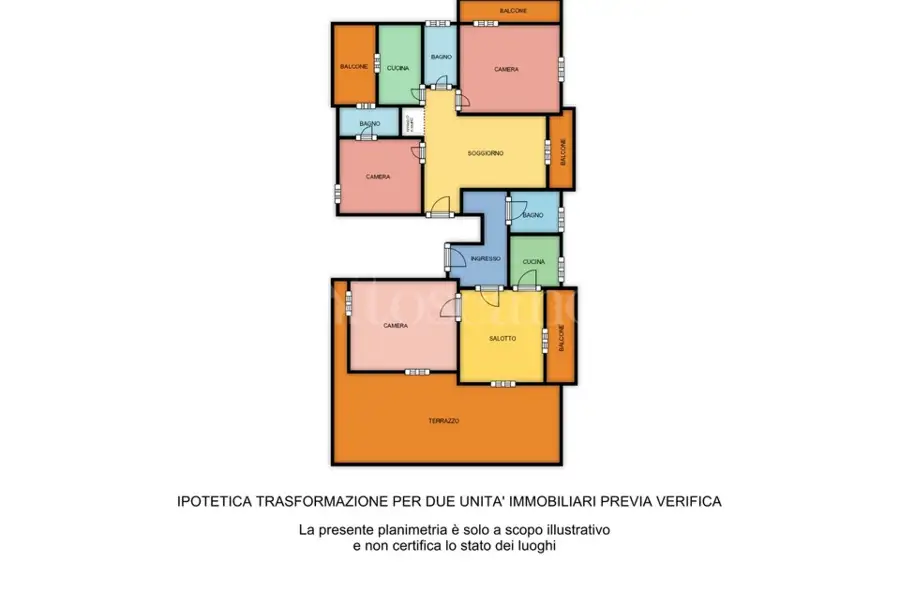 Attico in vendita di 170 mq a €489.000 (rif. 48/2024)