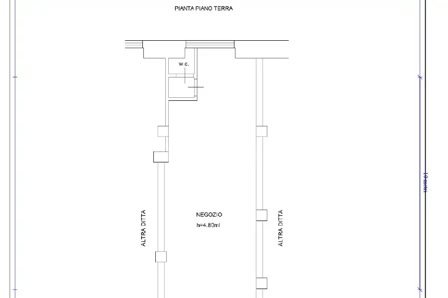 Negozio in affitto di 73 mq a €580 (rif. 23/2026)