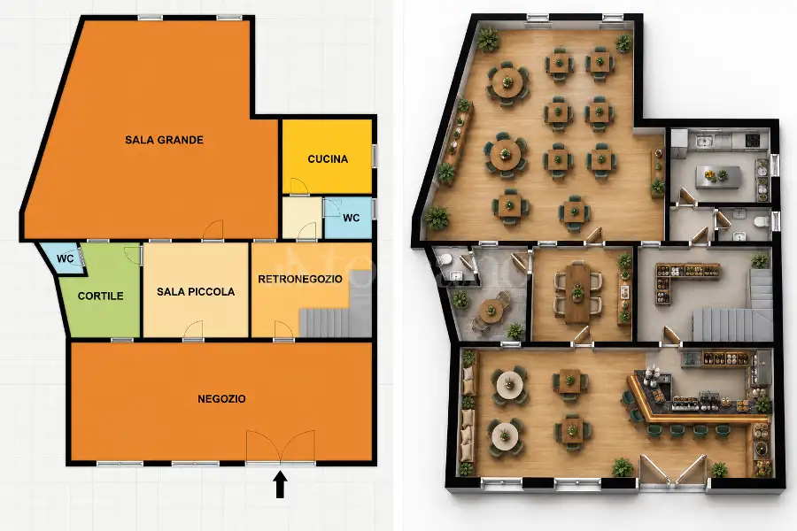 Negozio in vendita di 240 mq a €410.000 (rif. 8/2026)