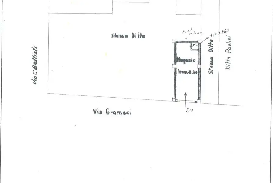 Negozio in affitto di 246 mq trattativa riservata (rif. 27/2026)