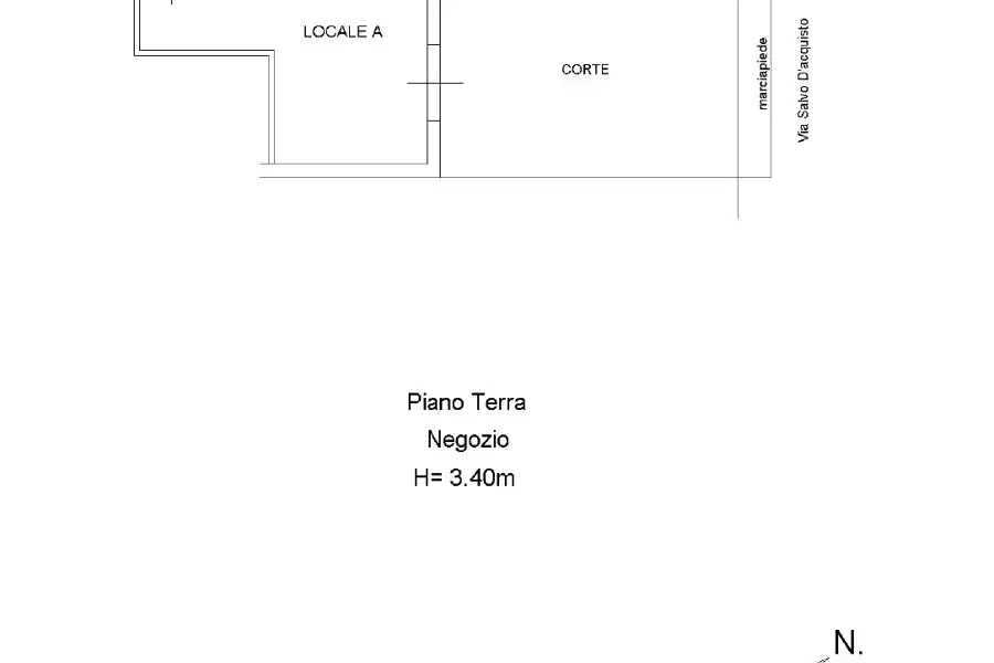 Negozio in vendita di 60 mq a €125.000 (rif. 7/2026)