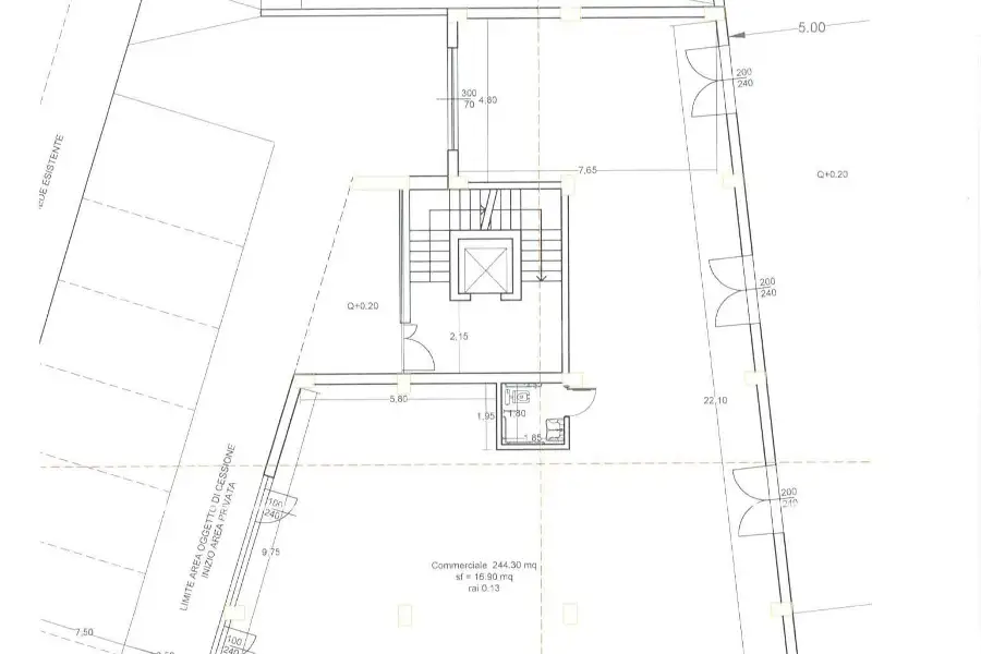 Negozio in affitto di 291 mq a €3.600 (rif. 64/2026)
