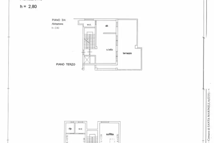 Attico in vendita di 120 mq a €259.000 (rif. 6/2026)