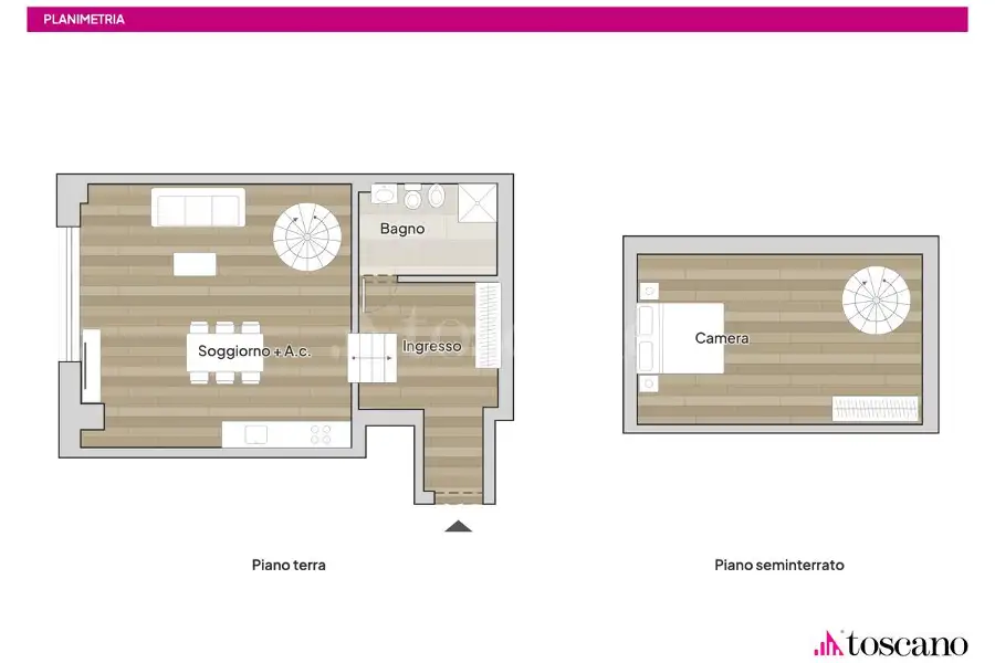 Casa in affitto di 70 mq a €1.500 (rif. 79/2026)