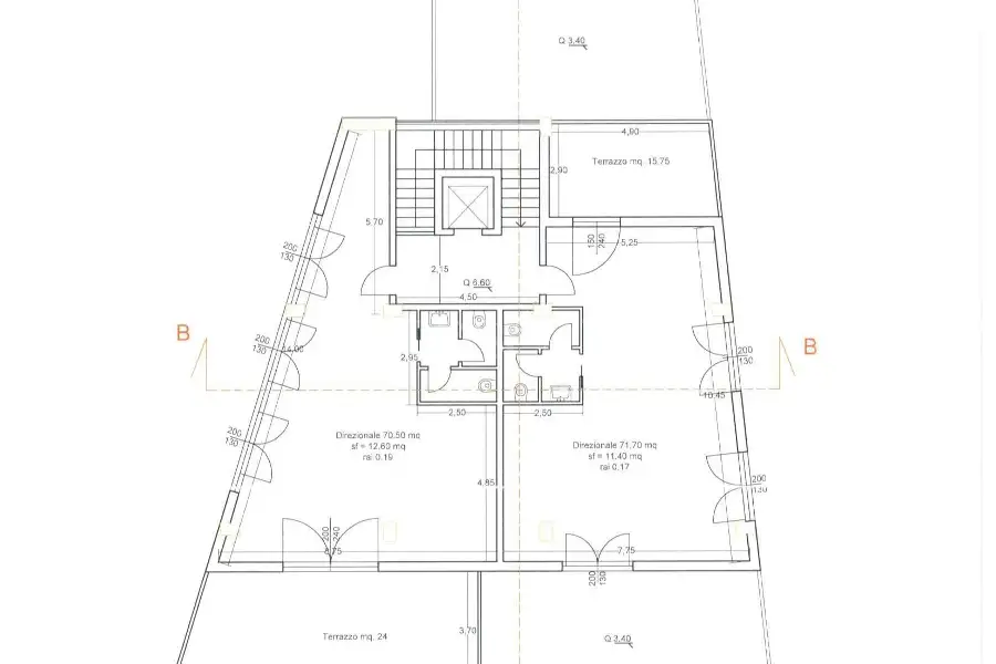 Ufficio in affitto di 162 mq a €1.900 (rif. 66/2026)
