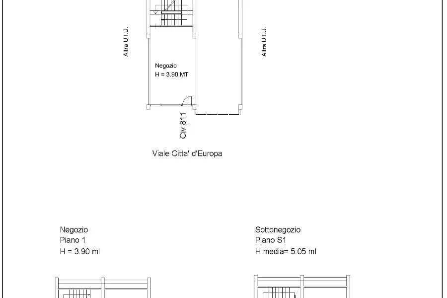 Negozio in affitto di 230 mq a €4.500 (rif. 77/2023)