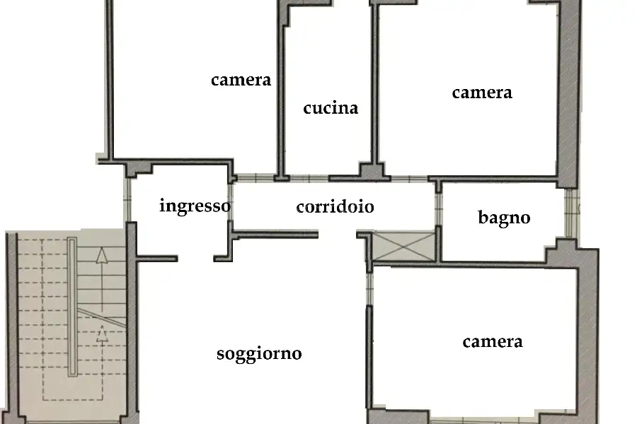 Casa in affitto di 81 mq a €1.200 (rif. 44/2026)