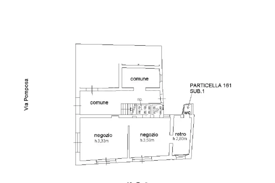 Negozio in affitto di 53 mq a €1.400 (rif. 41/2025)