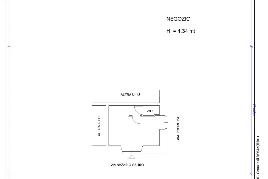 Negozio in affitto di 15 mq a €600 (rif. 23/2026)