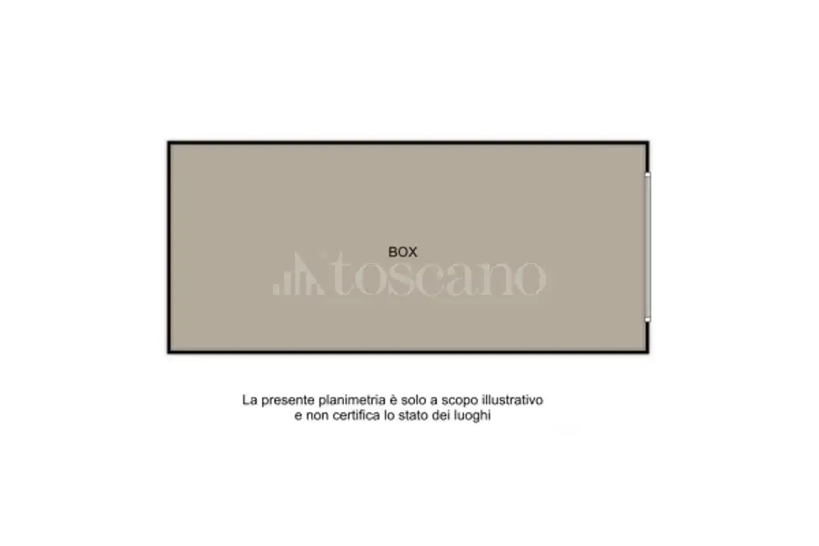 Box in vendita di 22 mq a €49.000 (rif. 31/2026)