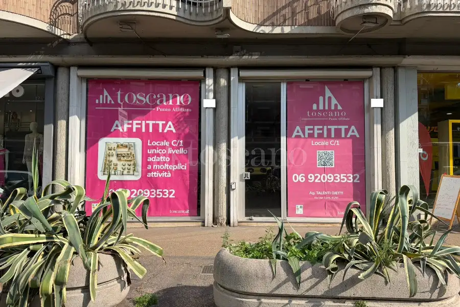 Negozio in affitto di 86 mq a €4.600 (rif. 45/2026)