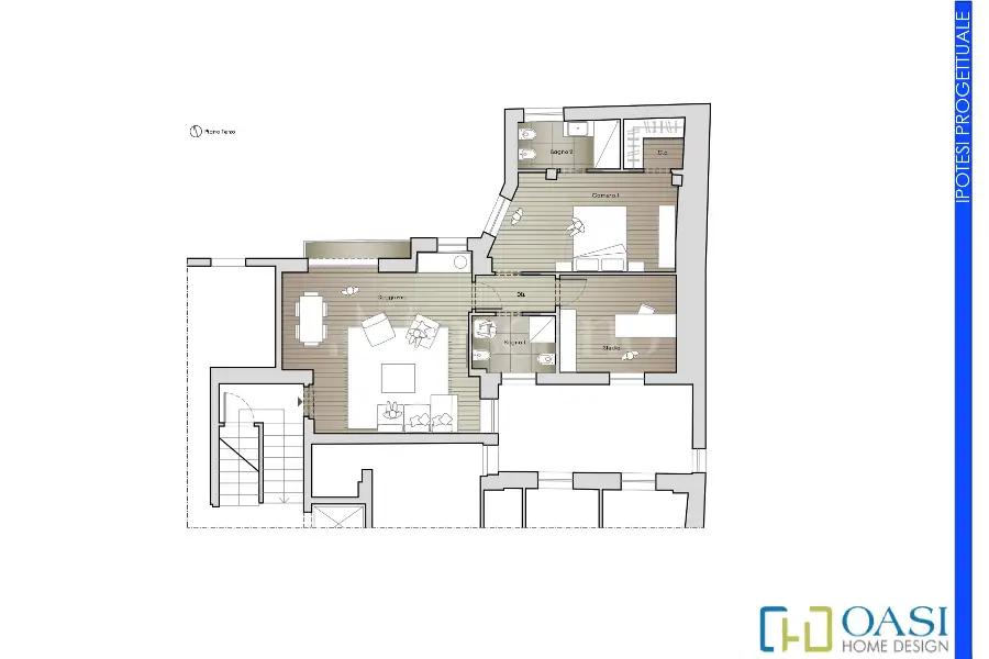 Attico in vendita di 245 mq a €840.000 (rif. 5/2024)