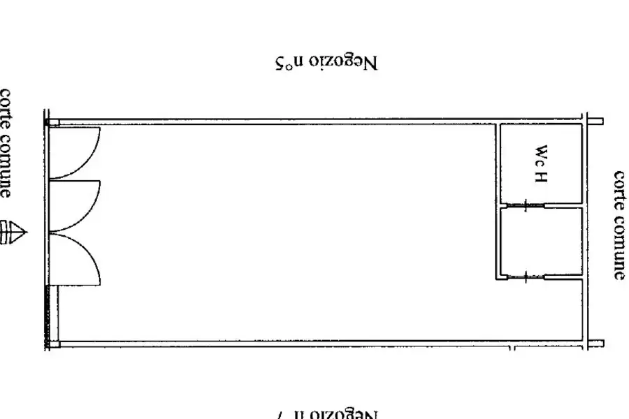 Negozio in affitto di 60 mq a €1.300 (rif. 1/2026)