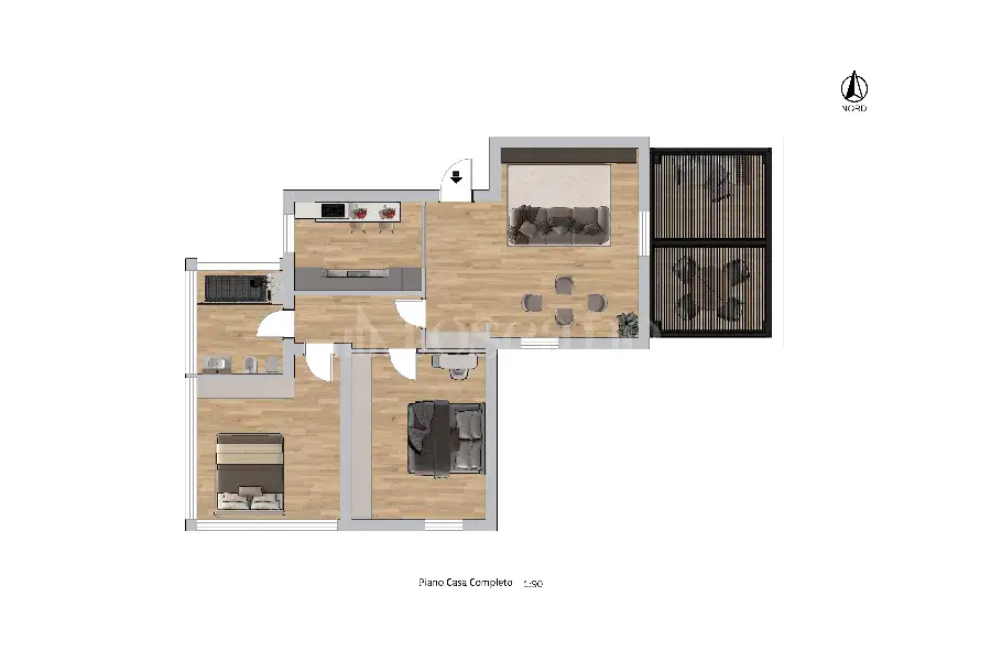 Attico in vendita di 90 mq a €365.000 (rif. 6/2026)