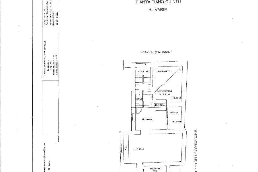 Attico in vendita di 250 mq a €2.700.000 (rif. 46/2026)
