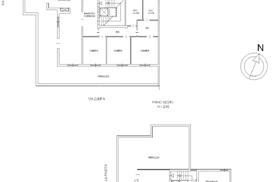 Attico in vendita di 200 mq a €1.150.000 (rif. 16/2026)