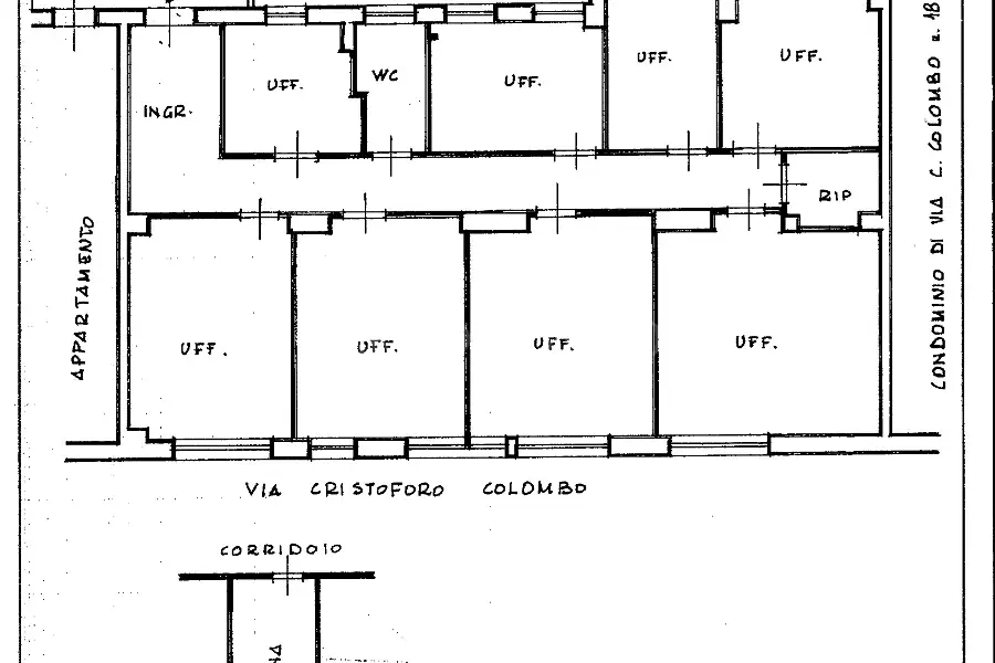 Ufficio in affitto di 163 mq a €3.200 (rif. 1/2026)