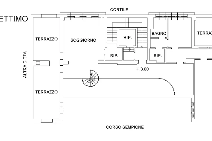 Attico in vendita di 400 mq a €4.350.000 (rif. 10/2026)