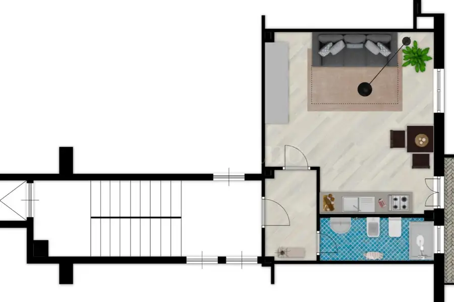 Casa in affitto di 40 mq a €800 (rif. 4/2026)