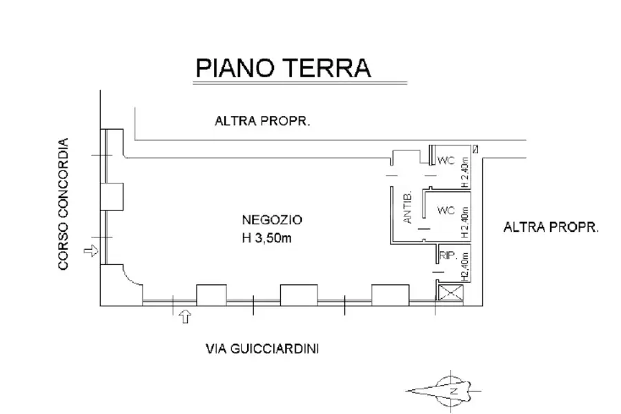 Negozio in vendita di 100 mq a €1.090.000 (rif. 5/2026)