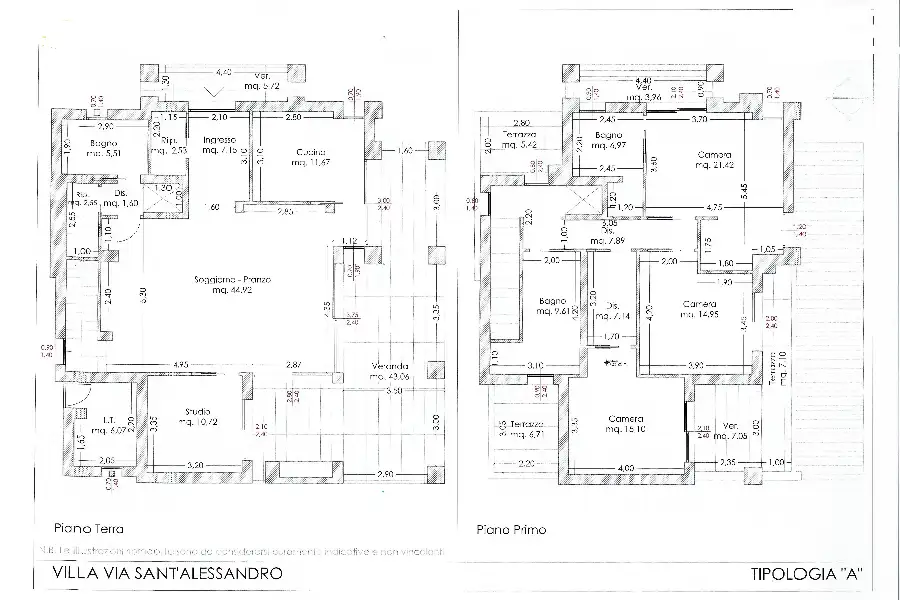 Villa in vendita di 305 mq trattativa riservata (rif. 1/2023)