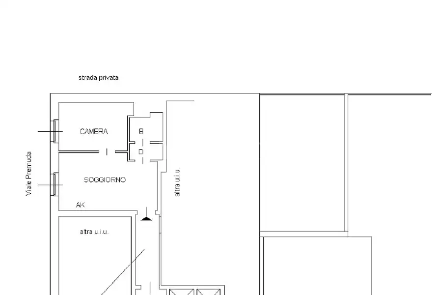 Casa in affitto di 50 mq a €1.400 (rif. 61/2026)