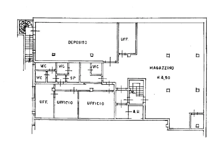 Magazzino in vendita di 450 mq a €125.000 (rif. 7/2025)