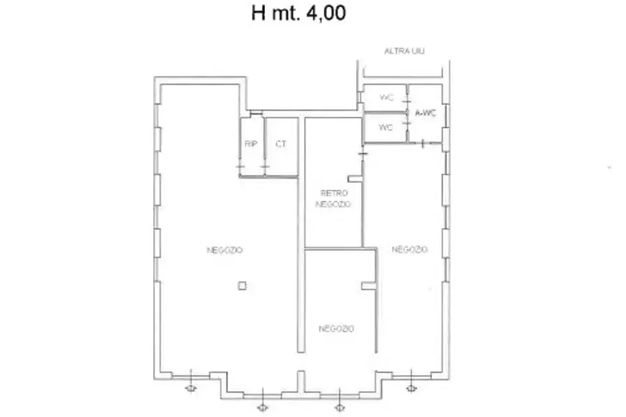 Negozio in vendita di 225 mq a €385.000 (rif. 95/2026)
