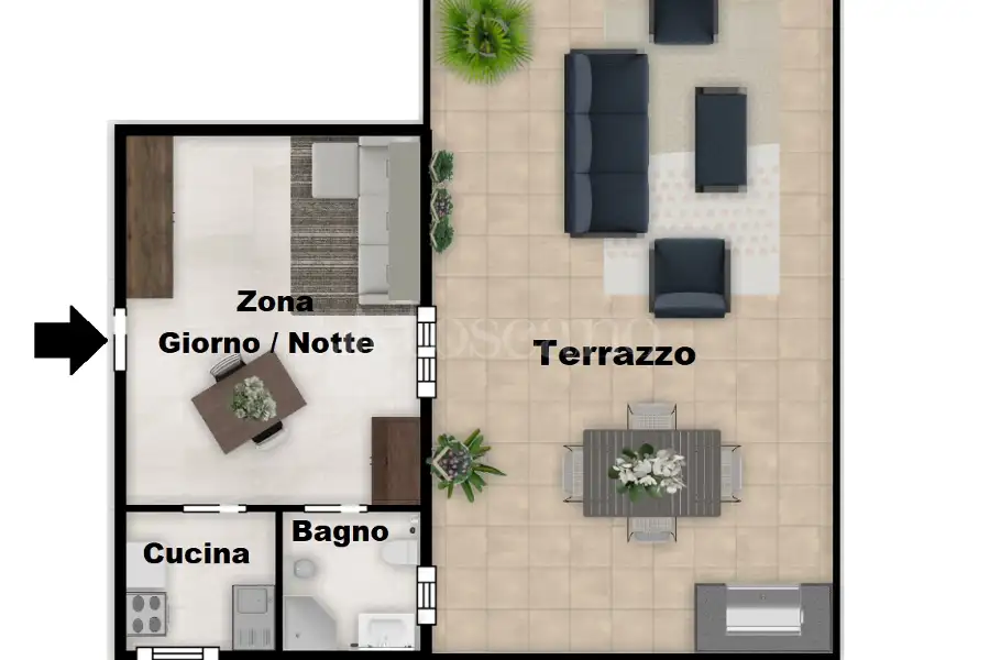 Attico in vendita di 32 mq a €139.000 (rif. 39/2026)