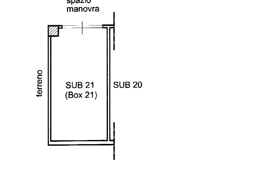 Box in vendita di 18 mq a €55.000 (rif. 24/2026)