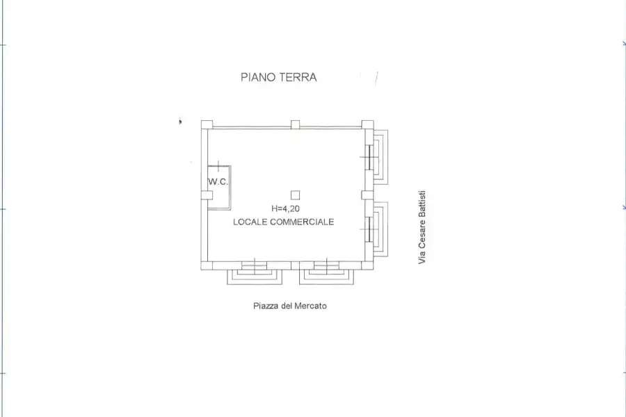 Negozio in affitto di 85 mq a €1.200 (rif. 47/2026)