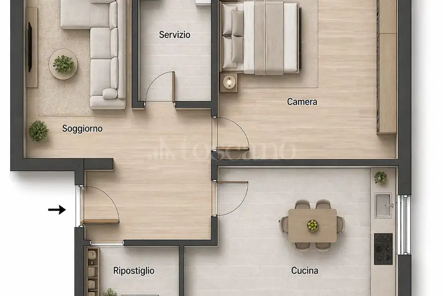 Casa in vendita di 55 mq a €160.000 (rif. 26/2026)