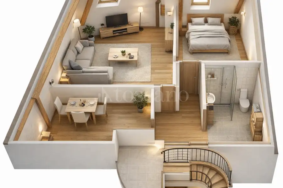 Mansarda in vendita di 190 mq a €199.000 (rif. 12/2026)