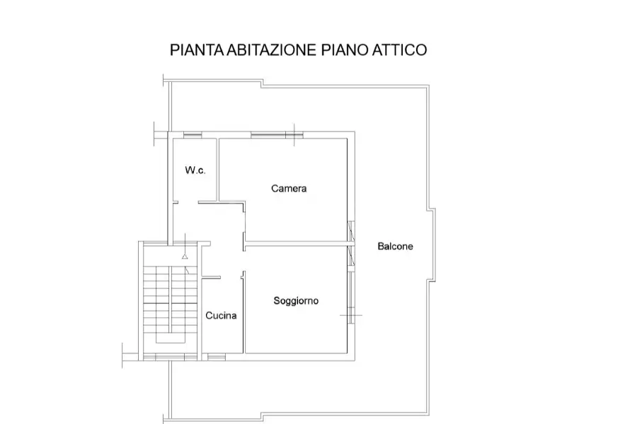 Attico in vendita di 60 mq a €129.000 (rif. 4/2026)