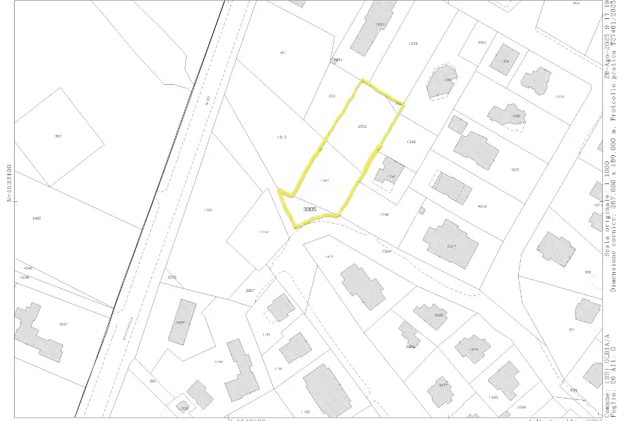 Edificabile Residenziali in vendita di 1.487 mq a €280.000 (rif. 46/2025)