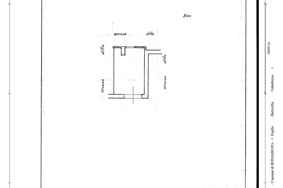 Box in affitto di 18 mq a €230 (rif. 8/2026)